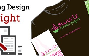 Swurlz Frozen Yogurt Logo, Branding & WordPress Web Design