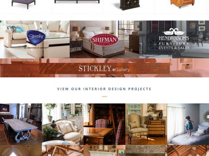 Bucks County Web Design – Hendrixson’s Furniture