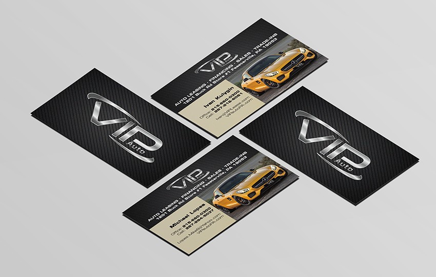 VIPauto Professional Business Card Design