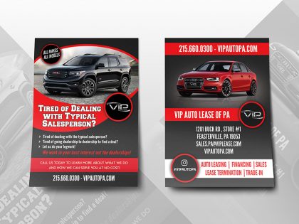 VIP Auto – Promo Flyer