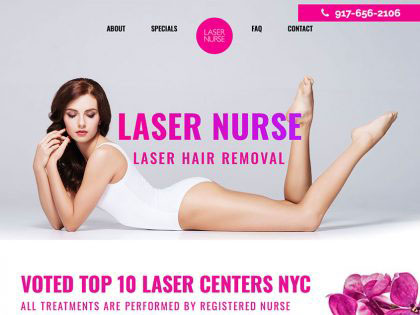Laser Nurse – WordPress Website Design
