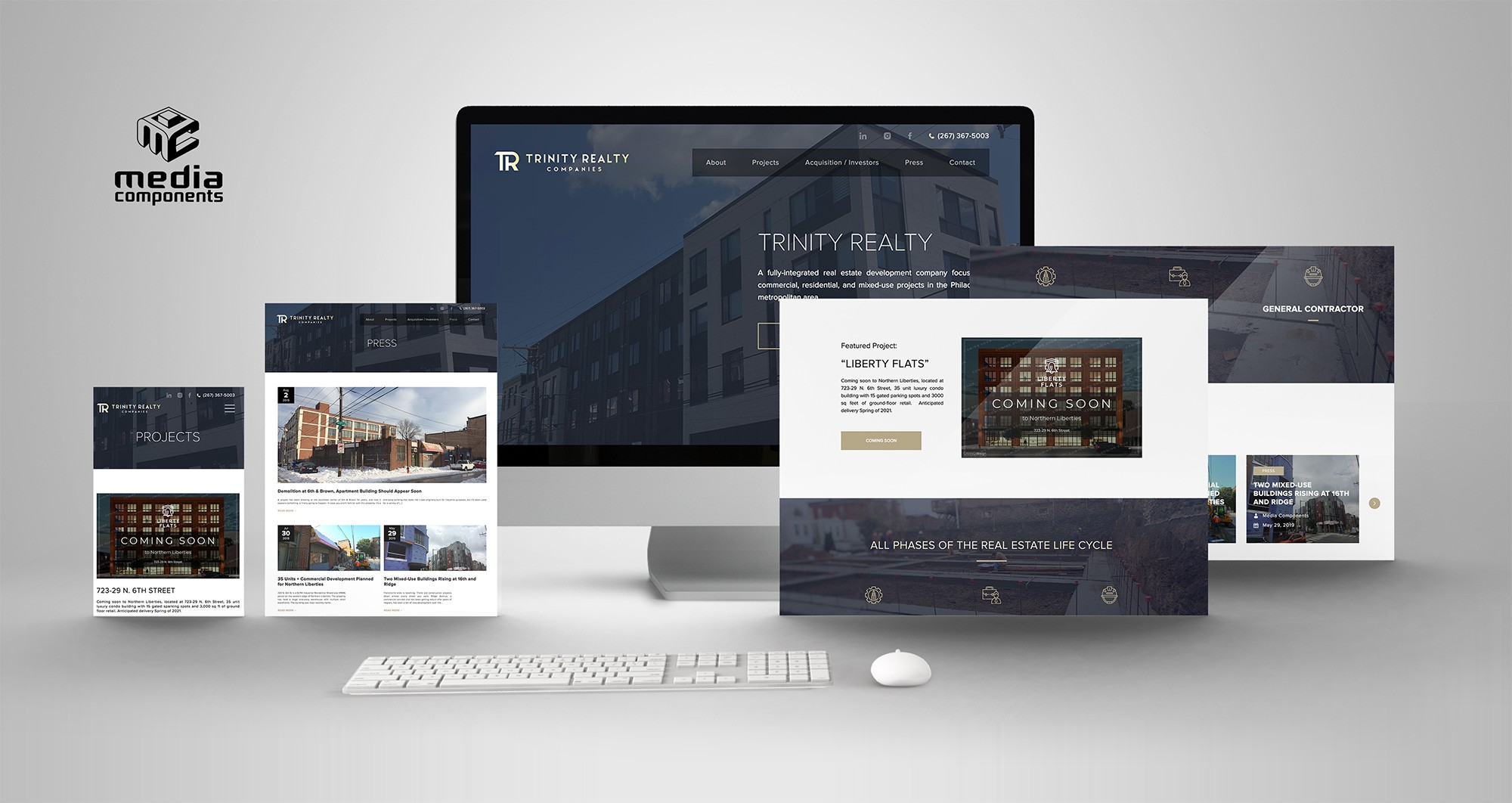 Philadelphia WordPress Web Design - Trinity Realty